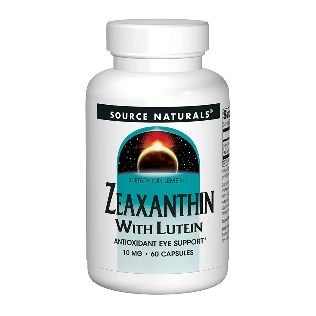 Source Naturals Zeaxanthin with Lutein 10mg 60’s HealthQuest Ltd.